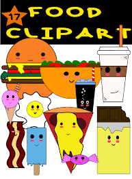 This tea time clipart set of cheerful watercolors are all hand painted by me. Cute Food And Drinks Clipart Cute Food Clip Art Food Clips