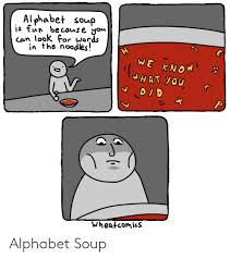 You can adjust the size of the text down below. Alphabet Soup Alphabet Meme On Ballmemes Com