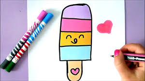 Ausmalbild kawaii eiscreme hornchen ausmalbilder kostenlos zum. Kawaii Eis Selber Malen Youtube