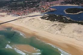 plage de soustons et lac marin du port d albret european tour soustons france