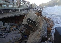 El Malecon De Zarautz Y El Paseo Nuevo Se Llevan La Peor Parte Del Temporal El Diario Vasco