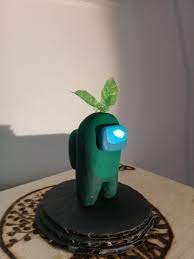 Among Us Clay Character Clay Crafts Clay Green Characters