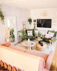 Living Room And Plants A Perfect Match In 2020 Boho Living Room Living Room Inspo Living Room Interior