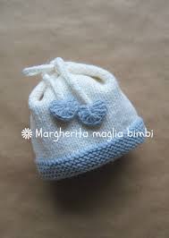 Che soprattutto nei cappellini per bambini è più bello che non ci siano. Cuffia Berretto Cappellino Neonato Con Fiocco E Cuoricini Bianco E Blu Ghiaccio Modelli Di Cappello Per Neonato Baby Knitting Patterns Cappelli Neonato