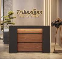 Amazon.com: Tribesigns Modern Reception Desk with LED Lights ...