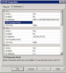 The above query shows the local ip as well as the listening port number. Change The Port Number For Connections To Sql Server Sqlservercentral