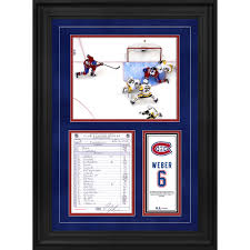 They got married in 2013. Shea Weber Montreal Canadiens Framed Original Line Up Card From August 5 2020 Vs Pittsburgh Penguins First 2020 Postseason Goal Nhl Auctions