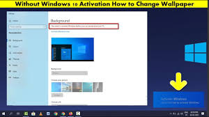 Using your web browser, you can also set any image of your just because you haven't activated your copy of windows 10 it doesn't mean that you won't be able to personalize it to some degree. How To Change Windows 10 S Wallpaper Without Activation Easy Method Youtube
