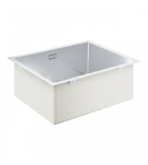 Elkay quartz classic black quartz 33 in. Undermount Kitchen Sink In Steel Grohe K700 31574sd1