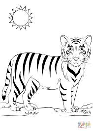 Dibujos De Tigres Para Colorear