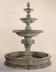 Shop great deals on three tier water fountain. Quattro Lion 3 Tiered Pond Fountain William Tricker Inc