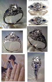 Antique Engagement Ring Oklahoma 4 Antique Engagement Rings Antique Rings Sapphire Antique Ring