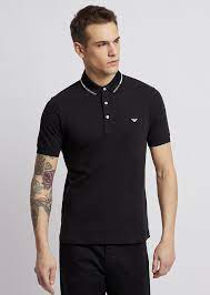 Subito a casa e in tutta sicurezza con ebay! Poloshirt Aus Baumwollpikee Mit Stretch Herren Emporio Armani