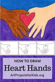 Later on, you can try the 30 seconds version as. Draw Two Hands And One Heart Art Projects For Kids