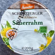Welche produkte gibt es von schrozberger milchbauern und wo kann man sie kaufen? Sauerrahm Schrozberger Milchbauern 200 G