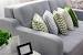 Charcoal Grey Sofa With Cushions