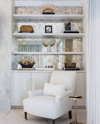 Antique Mirror Bookshelves Jenn Feldman Designs Cozy Reading Nook Reading Nook Eclectic Master Bedroom