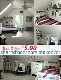 I am finally sharing my boy's bedroom makeover. The Boys 5 Shared Bedroom Makeover Andrea Dekker