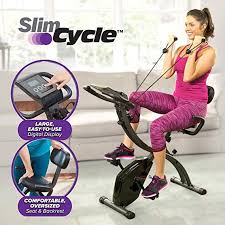 Need help using your aerogarden product? Amazon Com Slim Cycle 2 In 1 Stationary Bike Folding Indoor Exercise Bike With Arm Resistance Bands Biking Workout Best Exercise Bike Indoor Bike Workouts