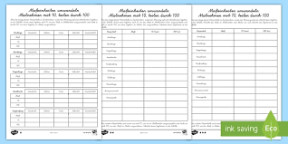 Mathe klasse 3 aufgaben / übungen. Masseinheiten Umwandeln Arbeitsblatter Unterschiedliche Schwierigkeitsgrade