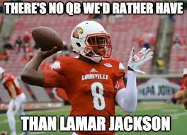 Lamar Jackson Card For Life Louisville Cardinals Football University Of Louisville Louisville Cardinals