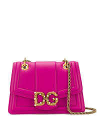 Dolce Gabbana Dg Amore Crossbody Bag Farfetch In 2020 Crossbody Bag Bags Pink Bag