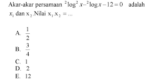 Check spelling or type a new query. Mohon Bantuannya Tentukan Akar Akar Persamaan Logaritma Berikut Brainly Co Id