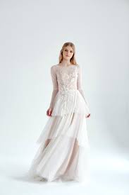Within the past 10 years or so dresses slowly became a popular bridal trend. Ivory Mesh Wedding Dress July Long Sleeved Wedding Dress Etsy