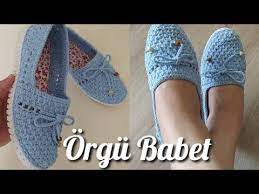 Yeni Model Orgu Babet Yapimi Orgu Ayakkabi Yapimi Zapatos Shoes Knitting Model Ayse Varol Youtube Babetler Orgu Patikler