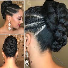 For black updo hairstyles that will protect your hair, allow you to get through some busy days, and fight frizz, try a braided crown. My Vow Renewal Hair Style Natural Hair Updo Hair Updos Natural Hair Styles