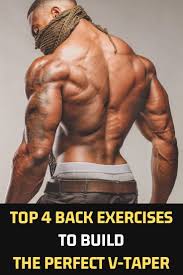 Top 4 Back Exercises To Build The Perfect V Taper Here Are Four Exercises That I Do On Every Back Day Without Fail Ruckenschule Sportubungen Rucken Und Bizeps