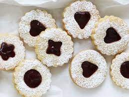 Classic German Spitzbuben Aka Hildabrotchen Bake To The Roots Recipe German Christmas Cookies German Baking Baking