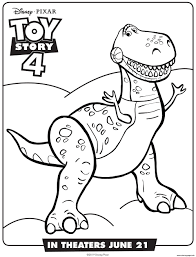 Free printable toy story coloring pages for kids. Toy Story 4 Rex Coloring Pages Printable