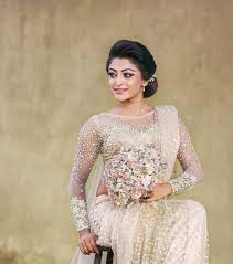 Sri Lankan Bride Bridal Blouse Designs Christian Bridal Saree Christian Wedding Sarees