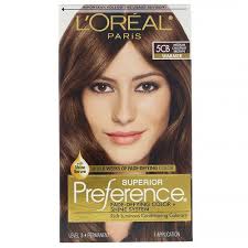 It is characterized by higher levels of the dark pigment eumelanin and lower levels of the pale pigment pheomelanin. L Oreal Warmer 5cb Medium Chestnut Brown