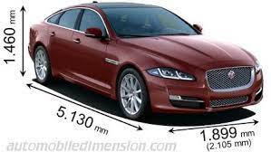 Ada berapa model kereta jaguar. Dimensions Of Jaguar Cars Showing Length Width And Height