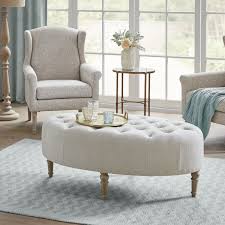 Clara Tufted Ottoman In 2020 Accent Ottoman Furniture Tufted Ottoman