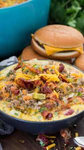 Start it in the morning, watch your team win, then come home to a creamy, cheesy, rich soup studded with kernels of sweet corn, bits of onion and celery, and juicy bites of tomato. Bacon Cheeseburger Soup Spend With Pennies