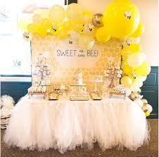 A bumblebee themed baby shower is the perfect way to do just that, and the details will practically plan themselves. What Will It Bee Baby Shower Party Ideas Photo 1 Of 20 Bee Baby Shower Theme Bee Baby Shower Honey Bee Baby Shower