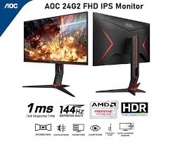 2 hdmi 1.4 ports, dp 1.2a, vga, 3.5mm audio input, a 3.5mm headphone jack and ac power input (internal power. Aoc 24g2 27g2 Fhd 144hz Ips Gaming Monitor Electronics Computer Parts Accessories On Carousell