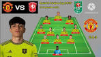 Manchester United vs FC Twente ~ Man United 3-4-3 ... - YouTube