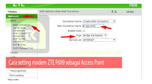 Cara setting modem indihome fiber optic zte zxhn f609. Access Point Ap Dengan Modem Zte F609 Mantankode