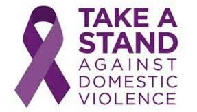 Image result for domestic violence purple ribbon image