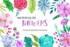 Download Free Illustrations Download Watercolor Flower Pack Free Design Resources