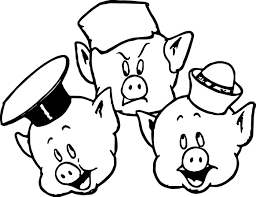 101 best three little pigs story images in 2020 from three little pigs coloring pages disney. Pig Face 3 Little Pigs Face Coloring Page Wecoloringpage Clipart Wikiclipart