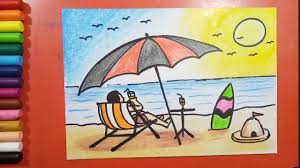 Which season is better summer or winter? Easy And Simple Summer Season Drawing Youtube