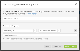 Redirect All Subdirectories To Main Domain With Pagerules General Cloudflare Community
