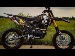 Cipayung, jakarta timur 16 jan. Luar Biasa Tampilan Modifikasi Motor Klx Supermoto Indonesia Luar Biasa Kerennyaa Part 4 Youtube