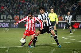 The team from thessaloniki picked up their 8th cup. Thessaloniki Greece February 5 Vladimir Ivic R Ariel Impagasa Stock Photo Picture And Royalty Free Image Image 12257384