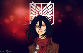 I love both the ending and mikasa, pfkt. Wallpaper Look Girl Mikasa Ackerman Attack Of The Titans Attack On Titan Shingeki No Kyojin Mikasa Ackerman Images For Desktop Section Syonen Download